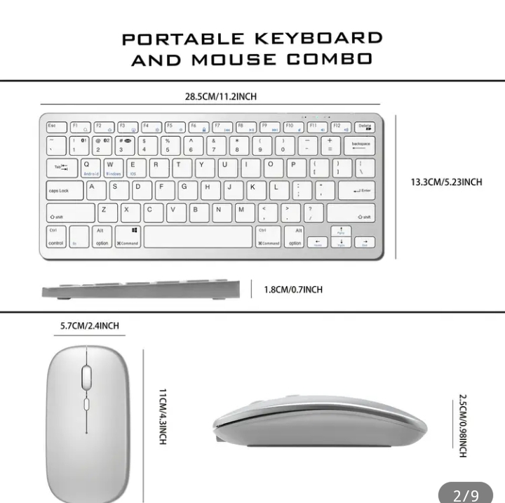 Wireless Lecoo Keyboard and mouse combo - Image 5
