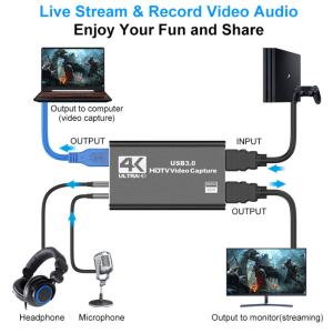 USB 3.0 4K Ultra HD HDMI Video Capture Card