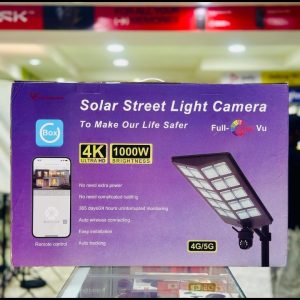 Solar street light camera