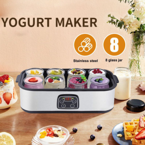 Automatic Yogurt Maker Machine (8-Jar Digital Yogurt Fermenter)