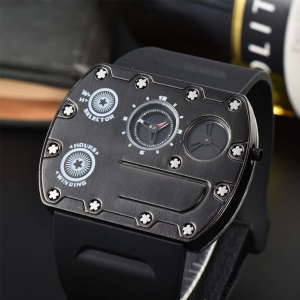 Luxury Sport Mechanical Style Wrist Watch (Dual Dial Designer Watch)