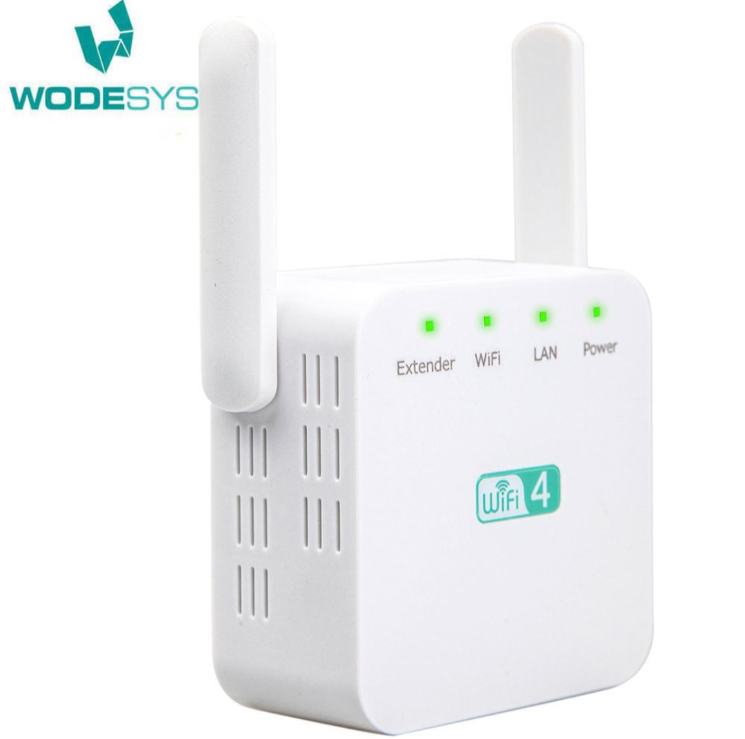 300Mbps WiFi 4 Wireless Range Extender with Dual Antennas