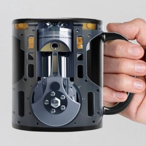 3D Engine Piston Mechanical Coffee Mug