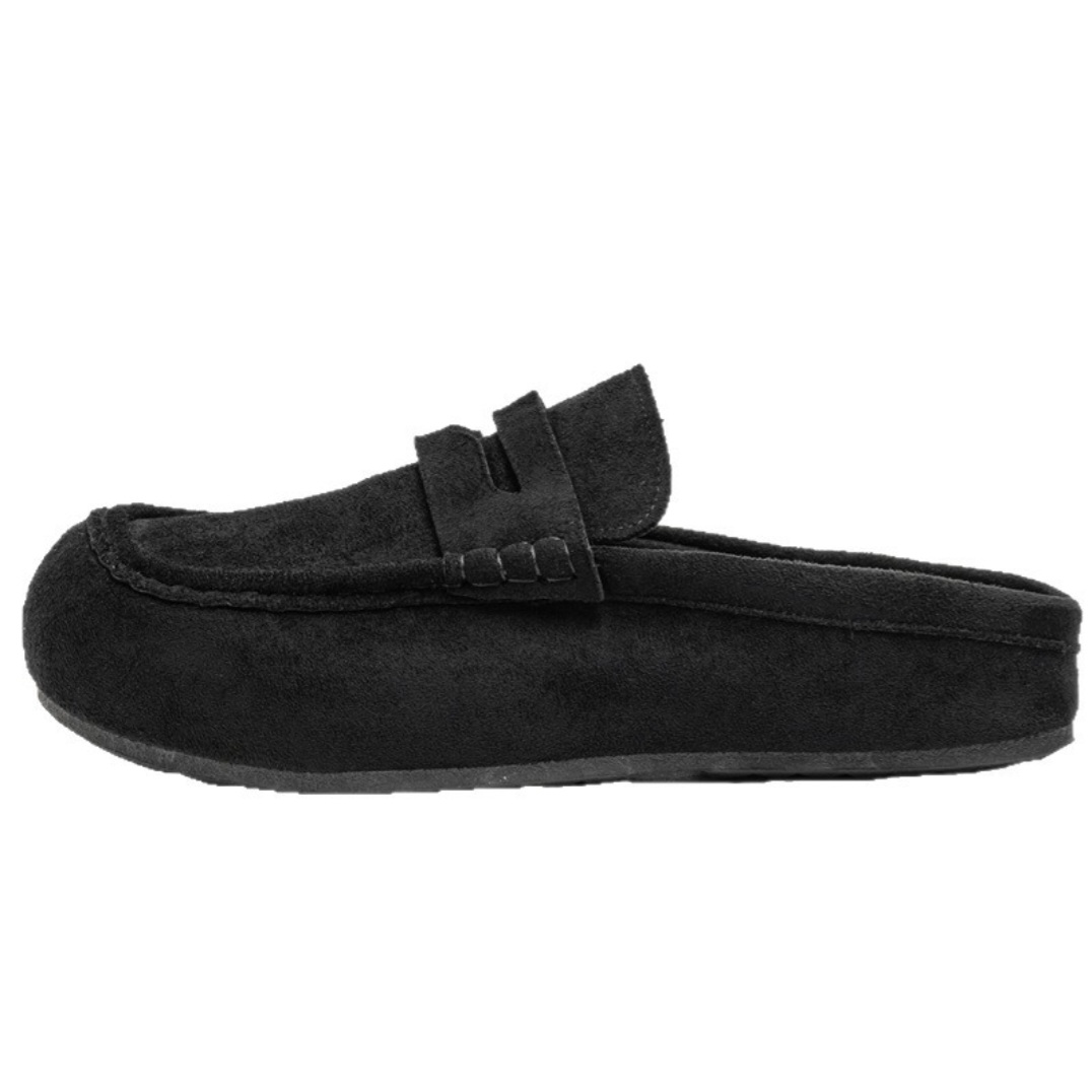 Premium Suede Penny Loafer Mule Slippers - Image 6