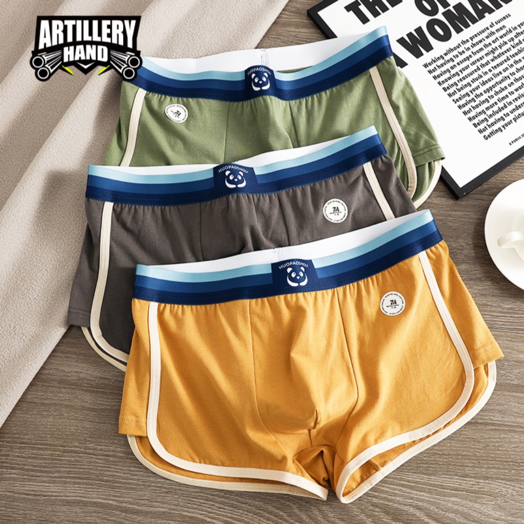 Men's Cotton Boxer Briefs – 3-Pack Soft Breathable Underwear - Image 5