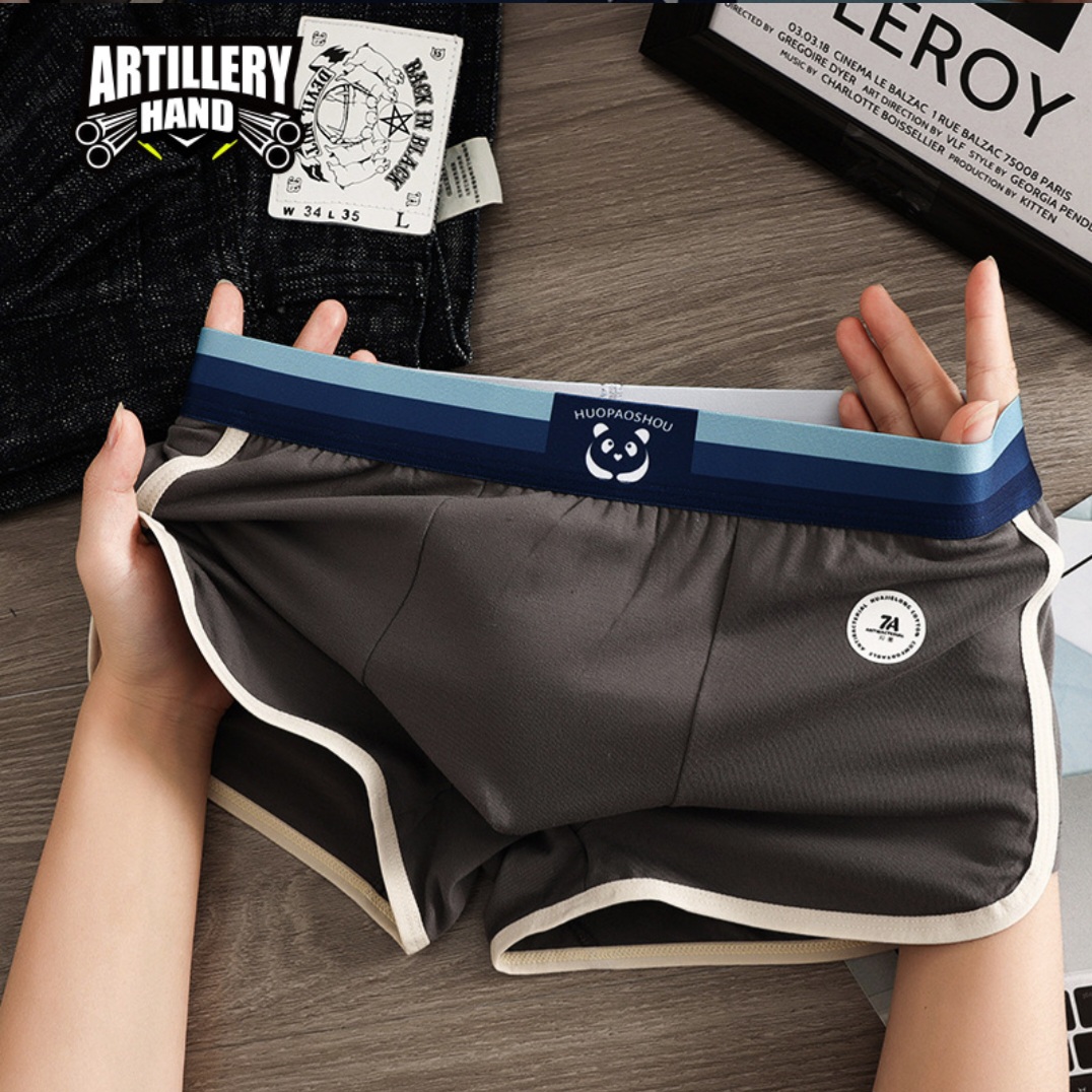 Men's Cotton Boxer Briefs – 3-Pack Soft Breathable Underwear - Image 3