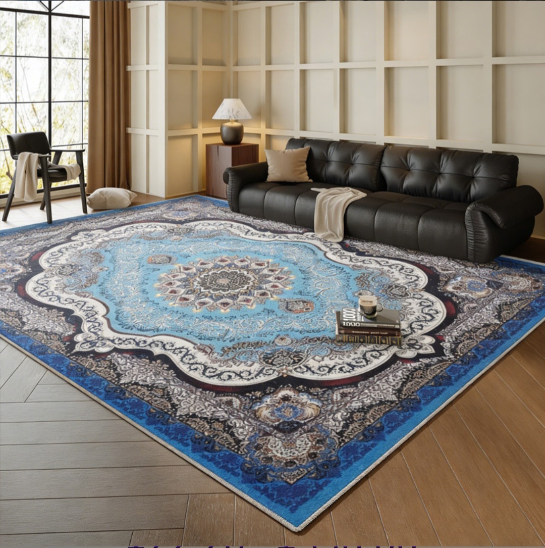 Luxury Vintage Persian Area Rug – Large Decorative Living Room Carpet - Image 4