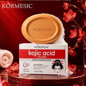 KORMESIC Kojic Acid Collagen Brightening Soap (100g)