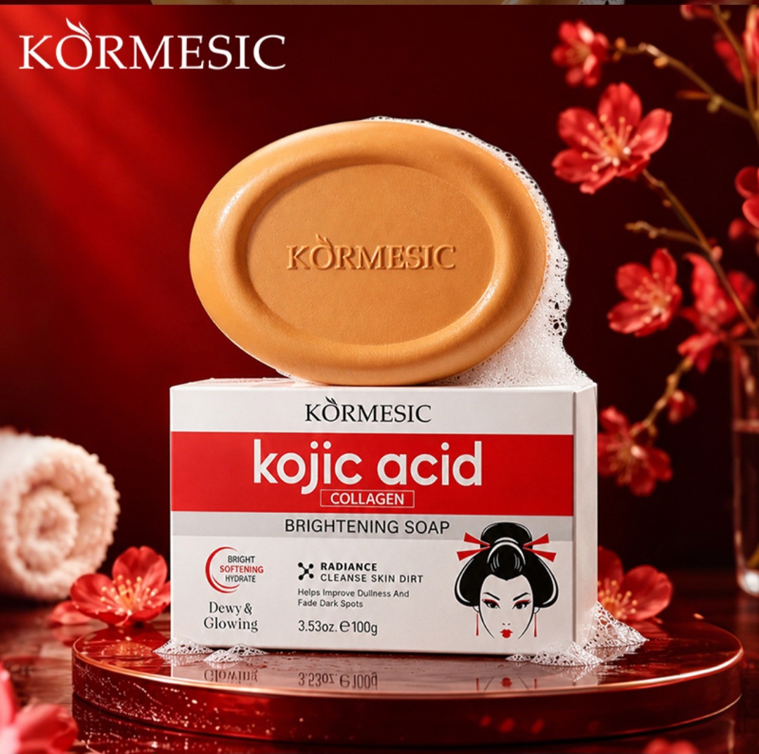 KORMESIC Kojic Acid Collagen Brightening Soap (100g)