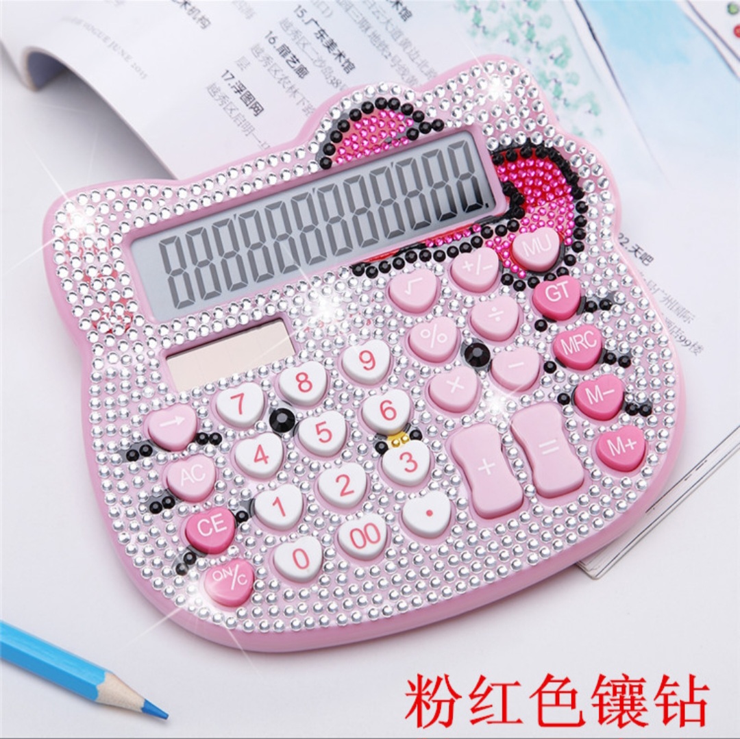 Hello Kitty Rhinestone Desktop Calculator - Image 5