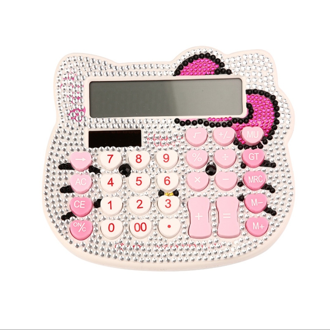 Hello Kitty Rhinestone Desktop Calculator - Image 6