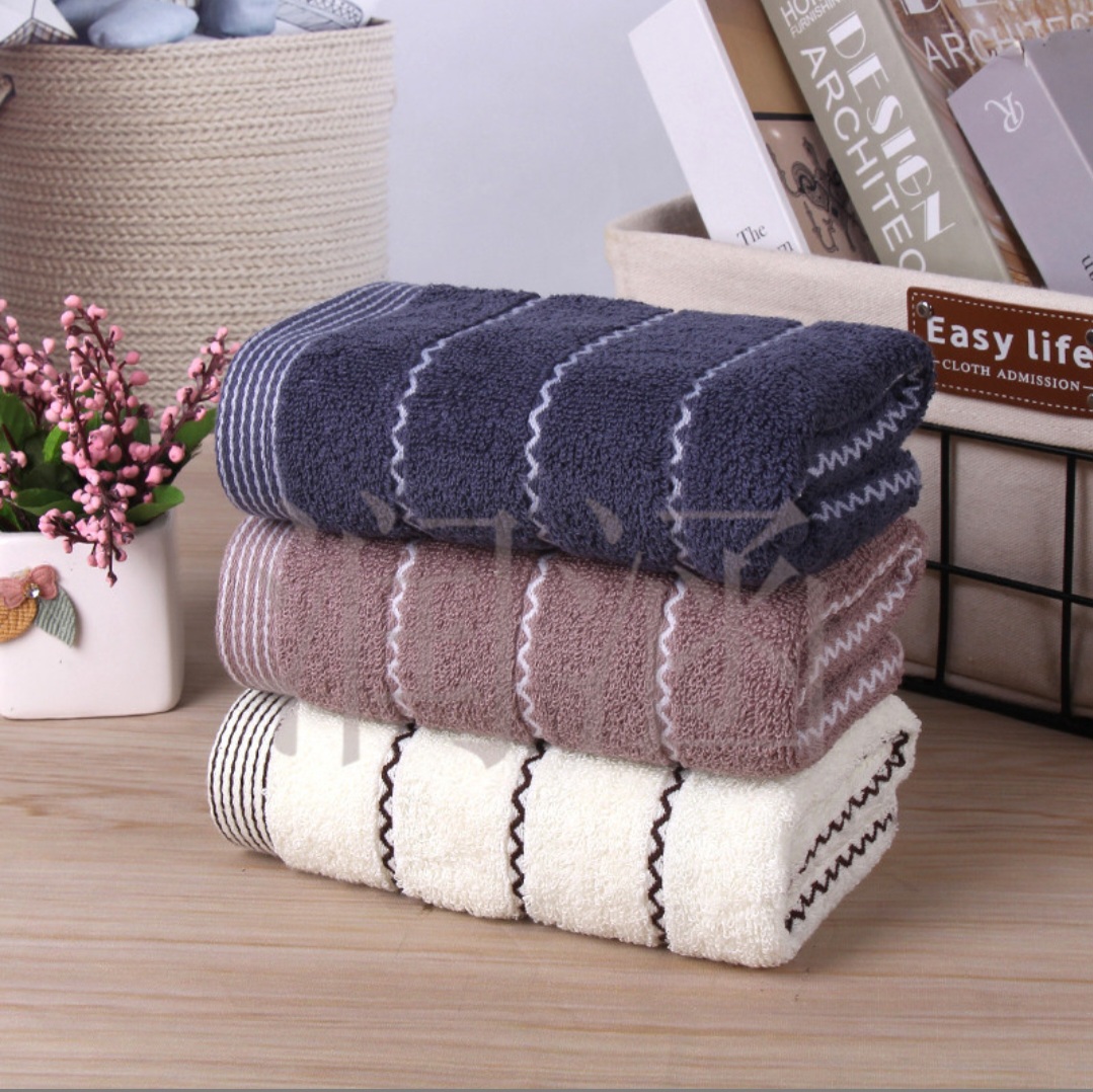 Ultra-Soft Cotton Face & Hand Towel Set (Assorted Colors) - Image 5