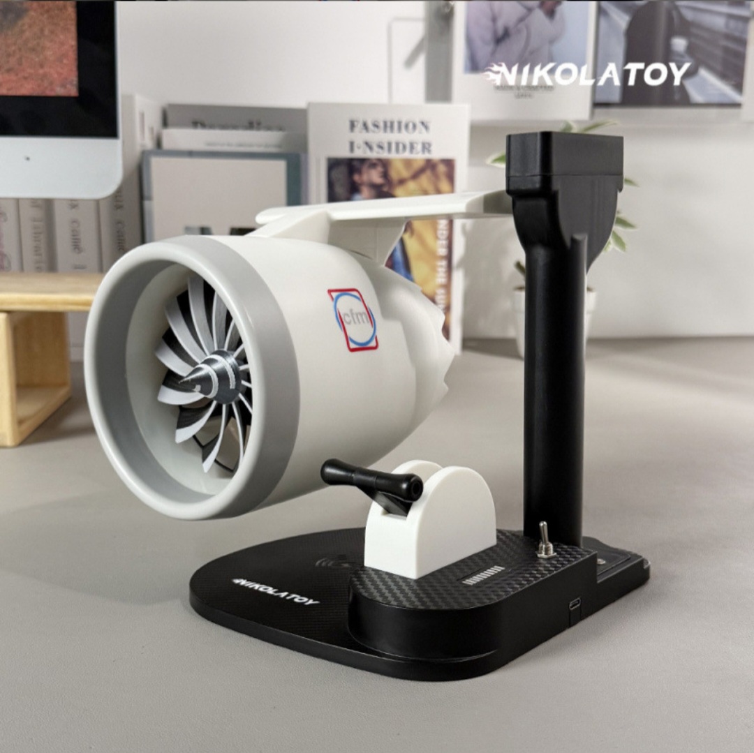 Portable Mini Air Circulator Fan with Wireless Charging Station - Image 4