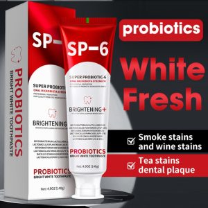 SP-6 Super Probiotic-6 Brightening+ Probiotic Toothpaste