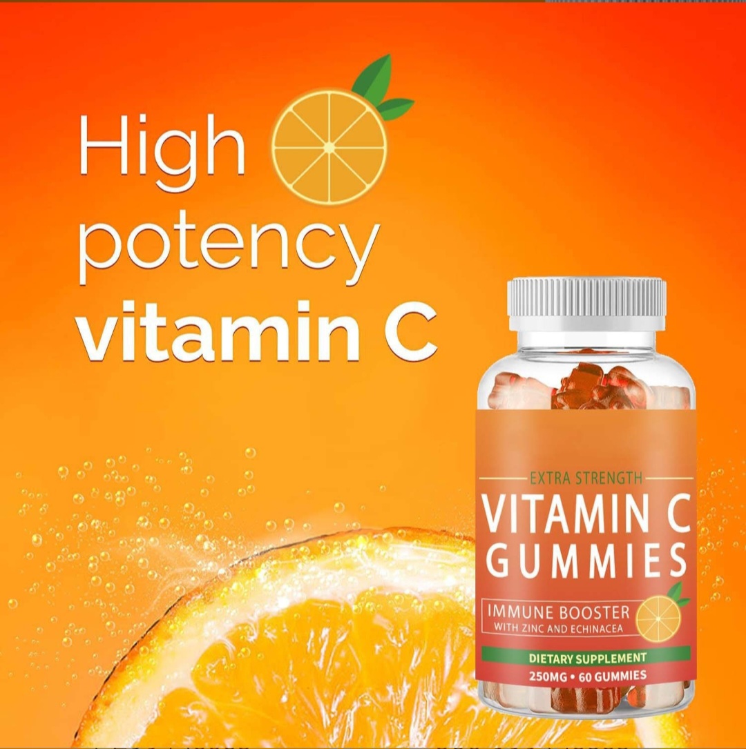 Extra Strength Vitamin C Gummies – Immune Booster with Zinc & Echinacea - Image 3